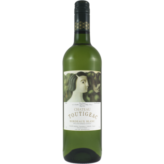 Bottle shot for 2023 Chateau Toutigeac Bordeaux Blanc