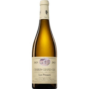 Bottle shot for 2023 Jean & Sebastien Dauvissat Chablis Grand Cru Les Preuses