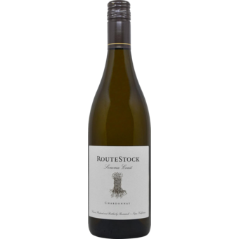 Bottle shot for 2024 Routestock Chardonnay