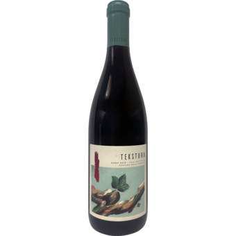 Bottle shot for 2021 Tekstura Gamay Noir