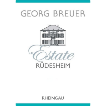 Label shot for 2023 Georg Breuer Rheingau Riesling Trocken Rudesheim Estate