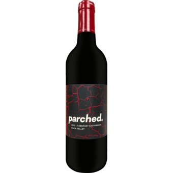 Bottle shot for 2023 Bougetz Cellars Parched Napa Cabernet Sauvignon