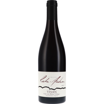 Bottle shot for 2022 Domaine Roche Audran Cotes Du Rhone Villages 'Visan'