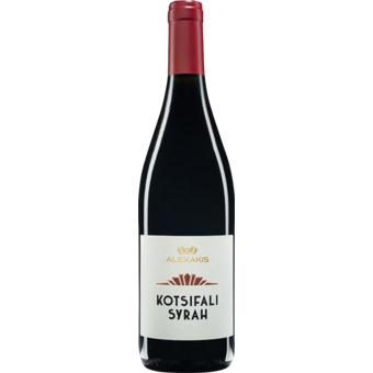 Bottle shot for 2019 Alexakis Syrah/Kotsifali