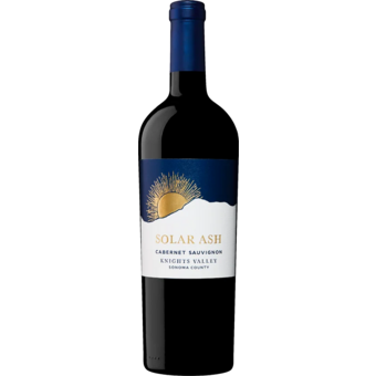 Bottle shot for 2022 Solar Ash Knights Valley Cabernet Sauvignon