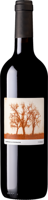 Bottle shot for 2022 Chateau La Peyruche Les Trois Chenes