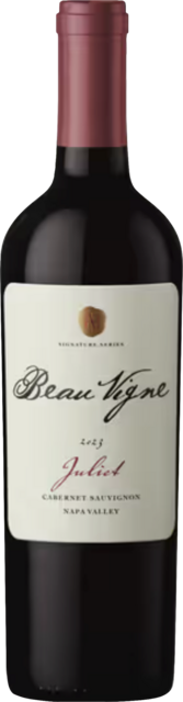 Bottle shot for 2023 Beau Vigne Juliet Cabernet Sauvignon