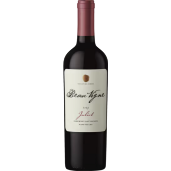 Bottle shot for 2023 Beau Vigne Juliet Cabernet Sauvignon