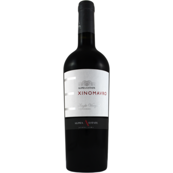 Bottle shot for 2023 Alpha Estate Hedgehog Xinomavro