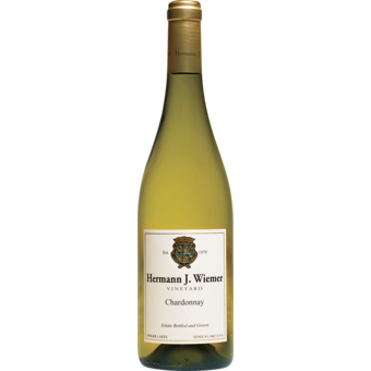 Bottle shot for 2024 Hermann J. Wiemer Chardonnay Estate Bottled
