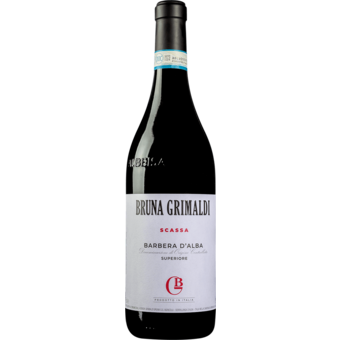 Bottle shot for 2024 Bruna Grimaldi Scassa Barbera D'alba