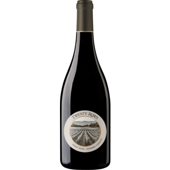 Bottle shot for 2024 Twenty Rows Pinot Noir