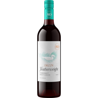 Bottle shot for 2023 Decoy Featherweight Cabernet Sauvignon