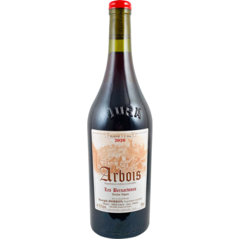 Bottle shot for 2020 Joseph Dorbon Arbois Rouge Vieilles Vignes Ploussard
