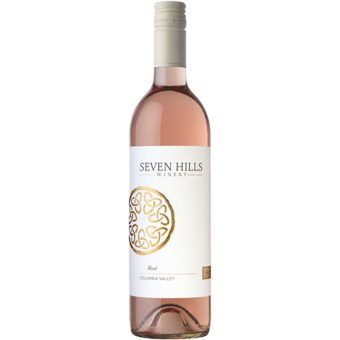 Bottle shot for 2025 Seven Hills Dry Rose Columbia Valley