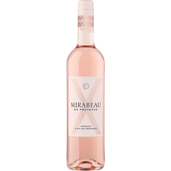 Bottle shot for 2025 Mirabeau Coteaux D'aix En Provence 'X' Rose