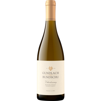 Bottle shot for 2024 Gundlach Bundschu Estate Chardonnay Sonoma County