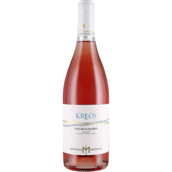 Bottle shot for 2025 Castello Monaci Kreos Rosato