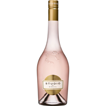 Bottle shot for 2025 Miraval Studio Rose