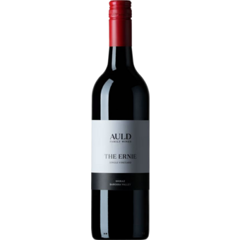 Bottle shot for 2023 Auld Family The Ernie Shiraz