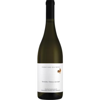 Bottle shot for 2025 Domaine Papagiannakos Markopoulo Savatiano Vareli