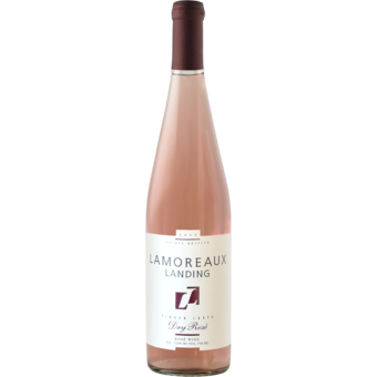 Bottle shot for 2025 Lamoreaux Landing Dry Rose Finger Lakes