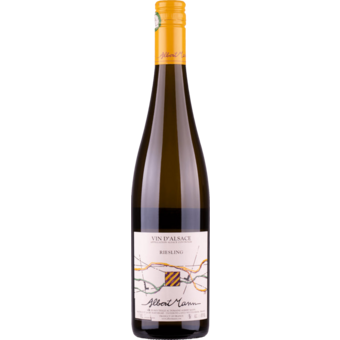 Bottle shot for 2023 Albert Mann Riesling Tradition