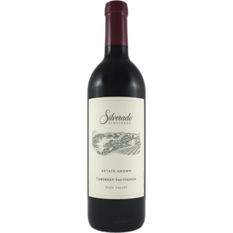 Bottle shot for 2023 Silverado Vineyards Estate Cabernet Sauvignon