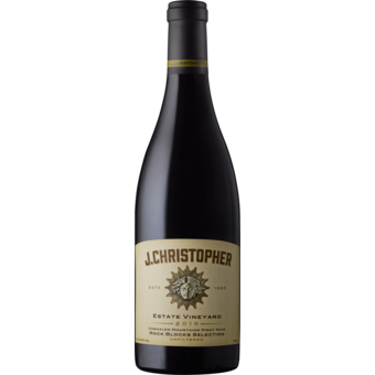 Bottle shot for 2019 J. Christopher Rock Blocks Pinot Noir