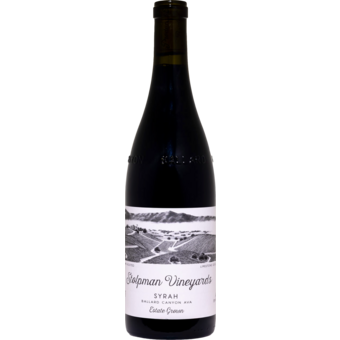 Bottle shot for 2023 Stolpman Estate Syrah