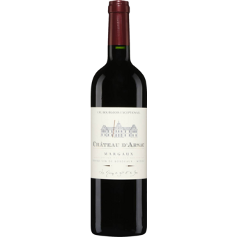 Bottle shot for 2021 Chateau D'arsac Cru Bourgeois Margaux
