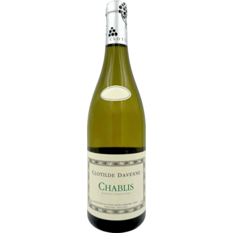 Bottle shot for 2024 Clotilde Davenne Chablis