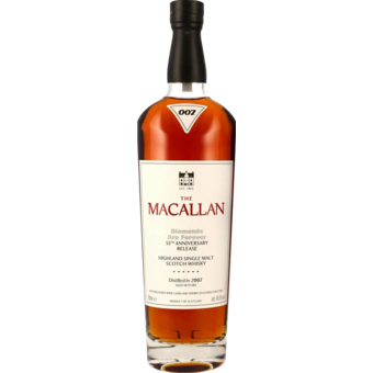 Bottle shot for  Macallan Diamonds Are Forever 55th Anniversary