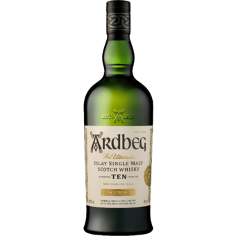 Bottle shot for  Ardbeg 10 Year Old Cask Strength Committee Exlusive 2026 2 Bottle Limit Per Customer