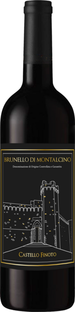 Bottle shot for 2020 Castello Finoto Brunello Di Montalcino