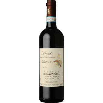 Bottle shot for 2022 Benevelli Langhe Nebbiolo