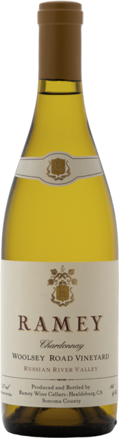 Bottle shot for 2023 Ramey Woolsey Road Chardonnay