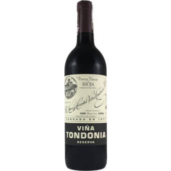 Bottle shot for 2013 R. Lopez De Heredia Vina Tondonia Rioja Reserva