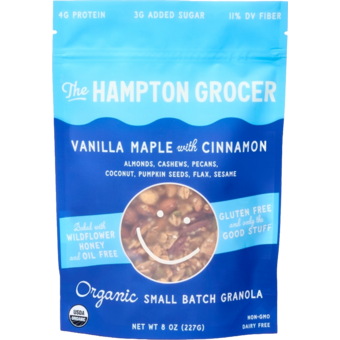 Bottle shot for  Hampton Grocer Vanilla Maple Cinnamon Granola