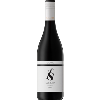 Bottle shot for 2019 See Saw Shiraz