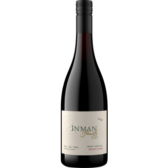 Bottle shot for 2021 Inman Family Pratt Vine Hill Russian River Valley Pinot Noir