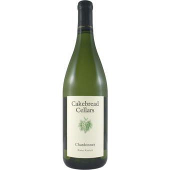 Bottle shot for 2024 Cakebread Cellars Chardonnay Napa Valley