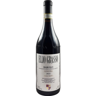 Bottle shot for 2022 Elio Grasso Barolo Ginestra Casa Mate
