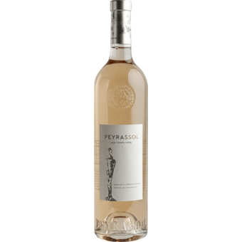 Bottle shot for 2025 Chateau Peyrassol Rose Les Templiers