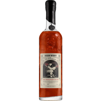 Bottle shot for  High West Rye Whiskey 'The Prisoner's Share' Batch 26b17 1b Per Customer