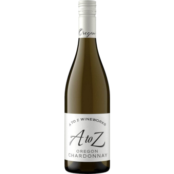 Bottle shot for 2023 A To Z Chardonnay