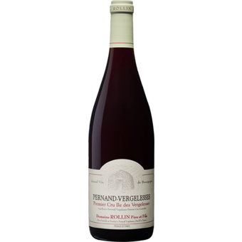 Bottle shot for 2023 Domaine Rollin Pernand Vergelesses 1er Cru Rouge "Ile Des Vergelesses"