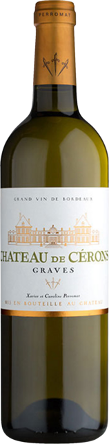 Bottle shot for 2021 Chateau De Cerons Blanc (Graves)