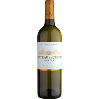 Bottle shot for 2021 Chateau De Cerons Blanc (Graves)