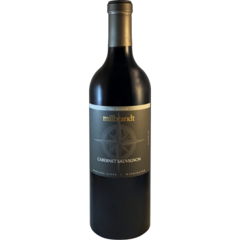 Bottle shot for 2021 Milbrandt Cabernet Sauvignon The Estates Wahluke Slope